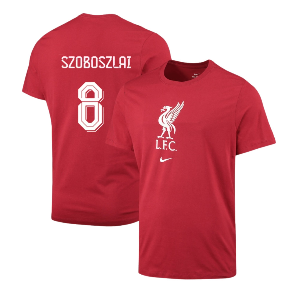 Liverpool P L Gyerek Lfc Nike Szoboszlai Piros