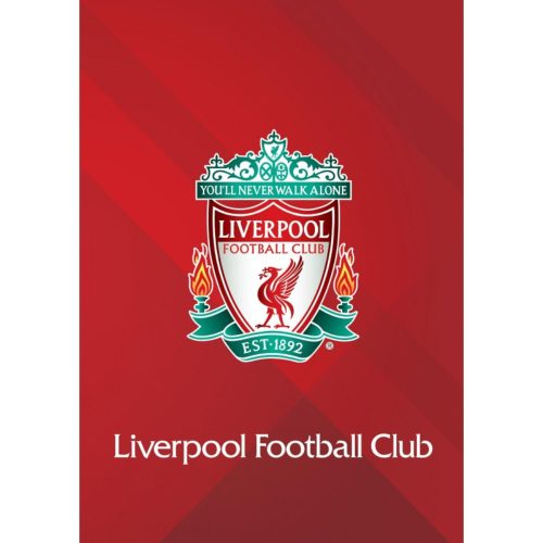 Liverpool füzet vonalas A4 piros címeres