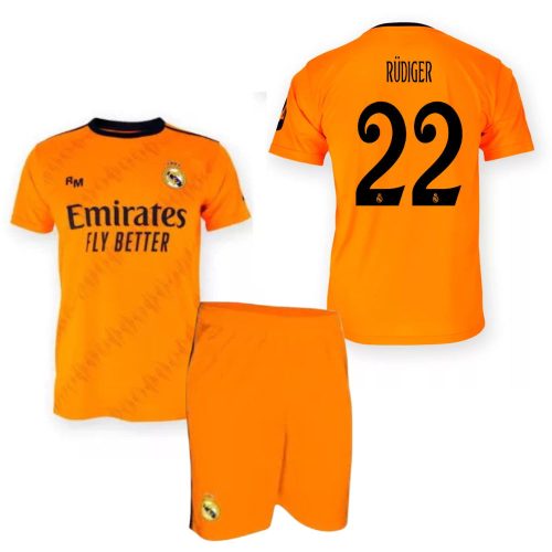 Real Madrid mez garnitúra szurkolói gyerek AWAY 2024-25 - RÜDIGER