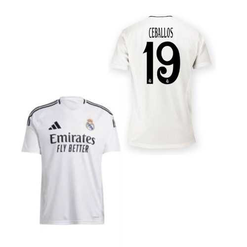 Real Madrid mez felső Adidas HOME gyerek 2024-25 - CEBALLOS