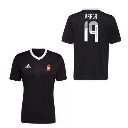 Magyarország mez felső szurkolói Adidas felnőtt fekete - VARGA 19