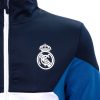 Real Madrid melegítő felső felnőtt zippes kék-fehér